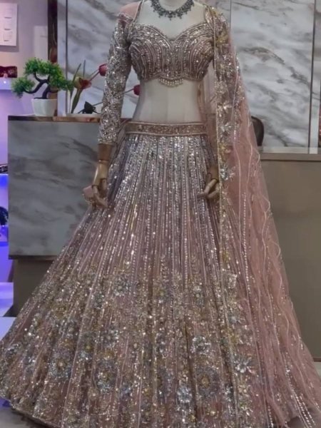 Designer Lehenga Choli for Weddings Garba Heavy Sequin Embroidery Work Best Price from Surat Supplier  Lehenga