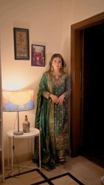 Designer Long Heavy Faux Georgette 5mm Sequence Embroidered Top   Pant Set with Dupatta for Wedding Events Embroidery Kurtis 