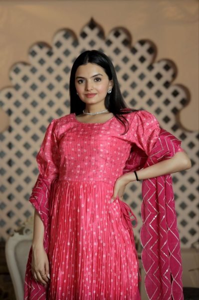 Designer muslin crochet Printed Kurti Plazzo Set  3 Piece Kurti Set