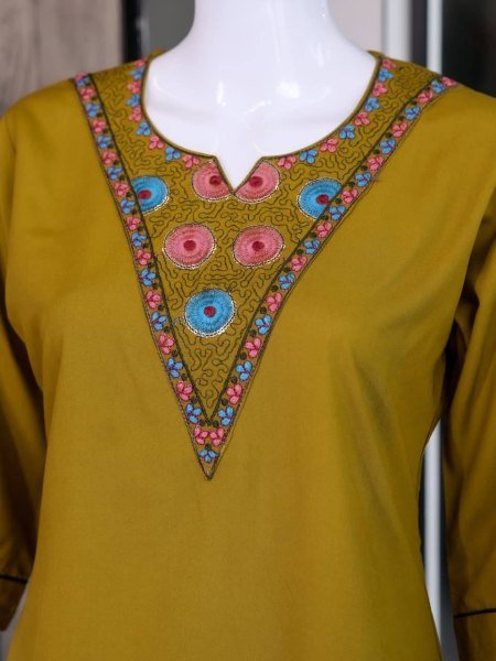 Designer Office Wear Rayon Emboidery Kurti Plazo Set For summer styling  CO ORD Sets