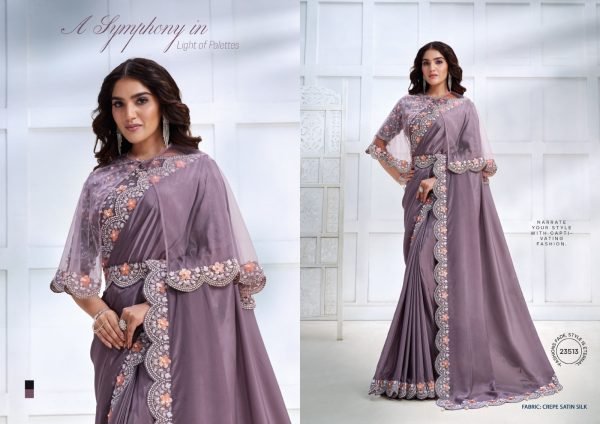 Designer Partywear Saree Collection - Mohmanthan Majestica  Bollywood Fancy Sarees Wholesale