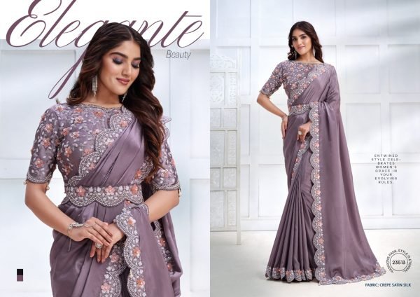 Designer Partywear Saree Collection - Mohmanthan Majestica  Bollywood Fancy Sarees Wholesale