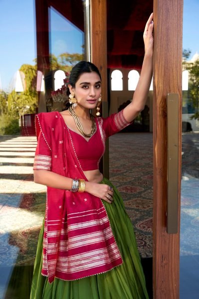 Designer Pure Chanderi Lehenga Choli  For wholesale collection Designer Lehenga Choli