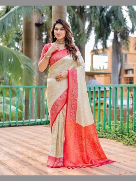 Designer Pure Kanjivaram Pattu Saree with Zari  weaving Silk Sarees Wholesale