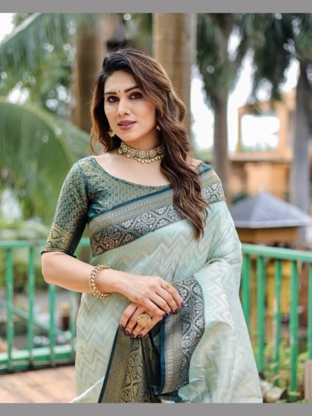 Designer Pure Kanjivaram Pattu Saree with Zari  weaving Silk Sarees Wholesale