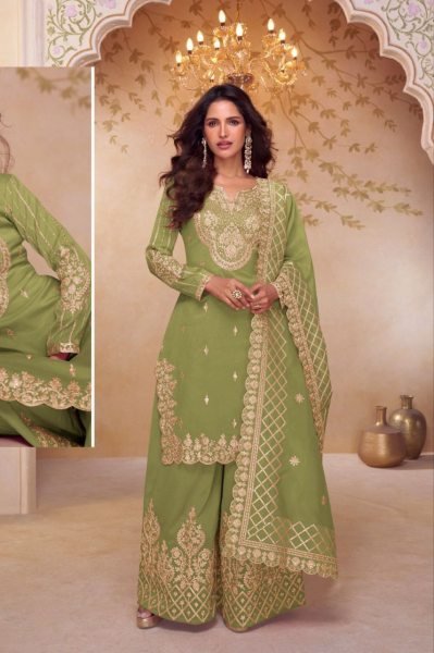 Designer Ready to Wear Salwar with Plazoo and Dupatta by Gulkayra Kajri Catalog for Resellers Designer Plazzo Salwar Suits Wholesale