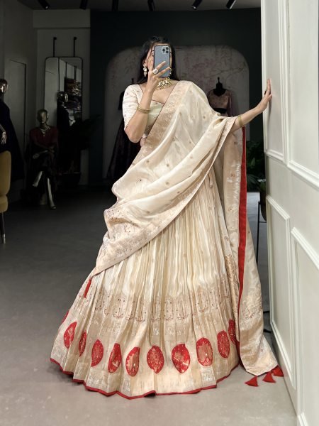 Exclusive Shimmer Silk Lehenga Collection in Wholesale Rate Designer Lehenga Choli