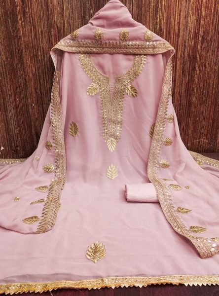 Designer Sequin Jorjat Salwar Suit with FT Micro Bottom 3Pc for Weddings & Festivals Wear Affordable Wholesale Offer Color Set Matching Dress Material Wholesale