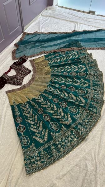 Designer Silk Lehenga Choli With Sequence Work  Designer Lehenga Choli