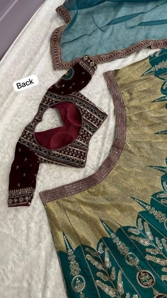 Designer Silk Lehenga Choli With Sequence Work  Designer Lehenga Choli