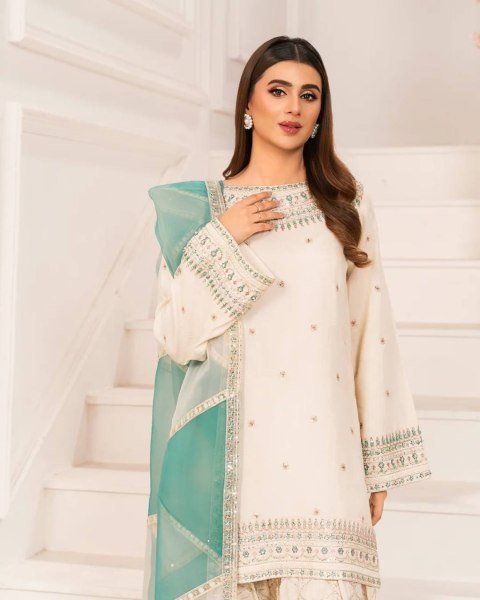 Premium Farshi Palazzo Kurti Set with Diamond Work Perfect for Nikah Ready To Wear Collection