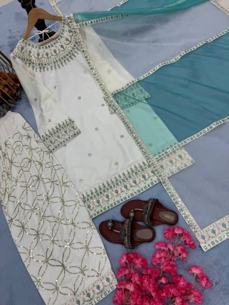 Premium Farshi Palazzo Kurti Set with Diamond Work Perfect for Nikah Ready To Wear Collection