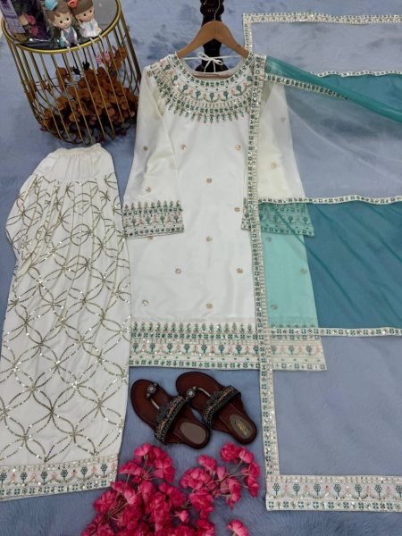 Premium Farshi Palazzo Kurti Set with Diamond Work Perfect for Nikah Ready To Wear Collection
