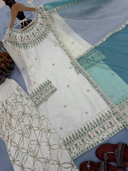Premium Farshi Palazzo Kurti Set with Diamond Work Perfect for Nikah Ready To Wear Collection