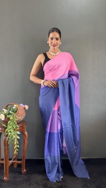 Digital Print Natural Silk Saree Two Tone Color Shades 6 Vibrant Colors for Every Occasion Silk Sarees Wholesale