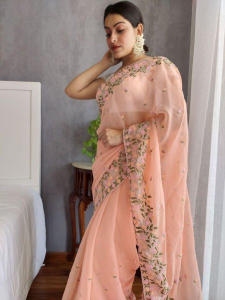 Dilruba zari Silk Saree with Embroidery Perfect for Raksha Bandhan Sarees 