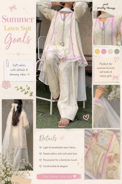 Distinctive Lemon Yellow Heavy Pure Natural Crepe Farshi Pant Suit Set Ready To Wear Collection
