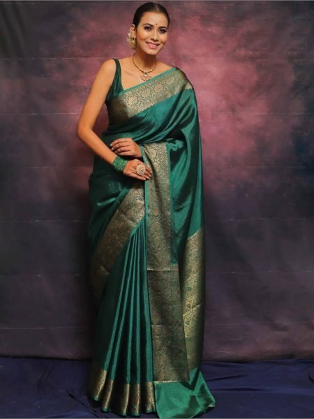  Dream Wedding Look Black Lichi Silk Banarasi Saree Collection Banarasi Saree Wholesale