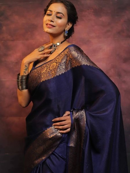  Dream Wedding Look Black Lichi Silk Banarasi Saree Collection Banarasi Saree Wholesale