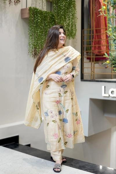 Dreamy Floral Printed Kurta Pant with Dupatta For Woman 2025 3 Piece Kurti Set