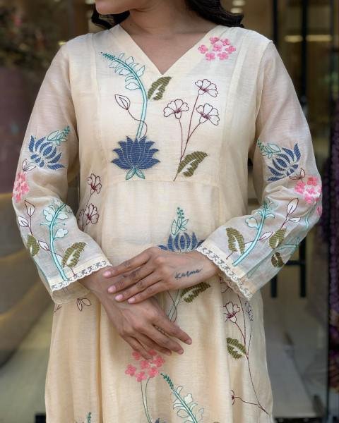 Dreamy Floral Printed Kurta Pant with Dupatta For Woman 2025 3 Piece Kurti Set