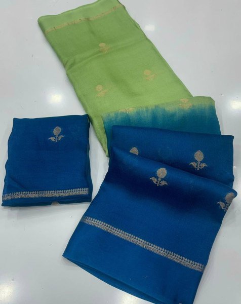 Accessible Viscose Khadi Silk Saree With Satin Border And Jacquard Figure Designs Silk Sarees Wholesale