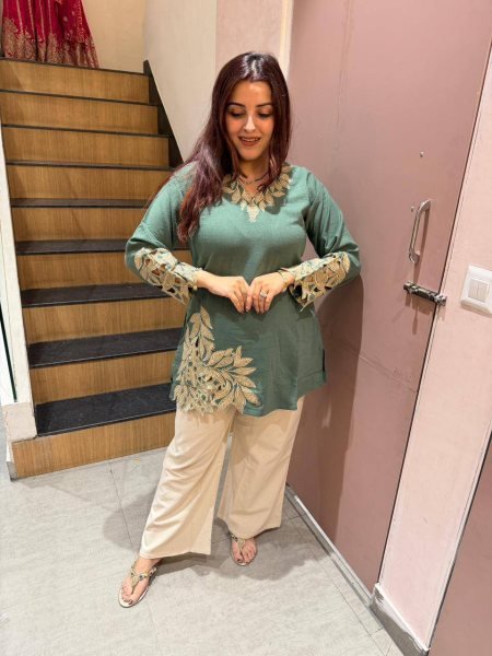Durable Mal Cotton Co Ord Set with Embroidery for Summer Wear Women CO ORD Sets