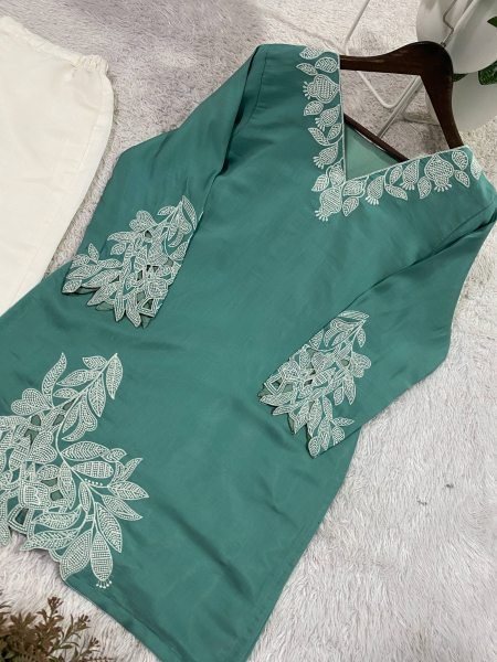 Durable Mal Cotton Co Ord Set with Embroidery for Summer Wear Women CO ORD Sets