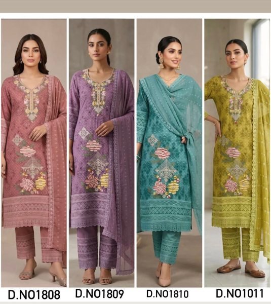 Dusty Rose Pink Heavy Georgette Embroidered Suit Set with Schiffli Style and Dupatta Pakistani Suits Wholesale