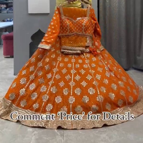 Dynamic Yellow Faux Georgette Lehenga with Embroidered Dupatta for Bridal Fashion Bridal Lehenga Choli