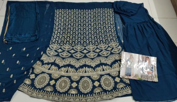 Eb 1023 Heavy  Blooming  With Embrodery Siquance work Plazzo Suit Designer Plazzo Salwar Suits Wholesale