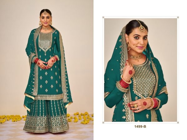Eba Hurma Heavy Faux Georgette With Embroidery Work Palazzo Suit  Designer Plazzo Salwar Suits Wholesale