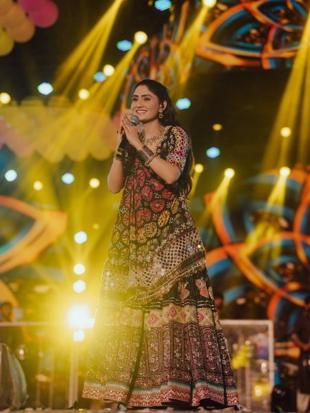 Effortless Black Printed Muslin Cotton Lehenga Choli with Coin Handwork Lace Dupatta Navratri Lehnega Choli