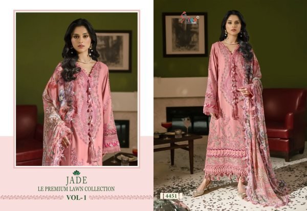 Effortless Pink Elegant Heavy Embroidered Cotton Suit Collection for Women Pakistani Suits Wholesale