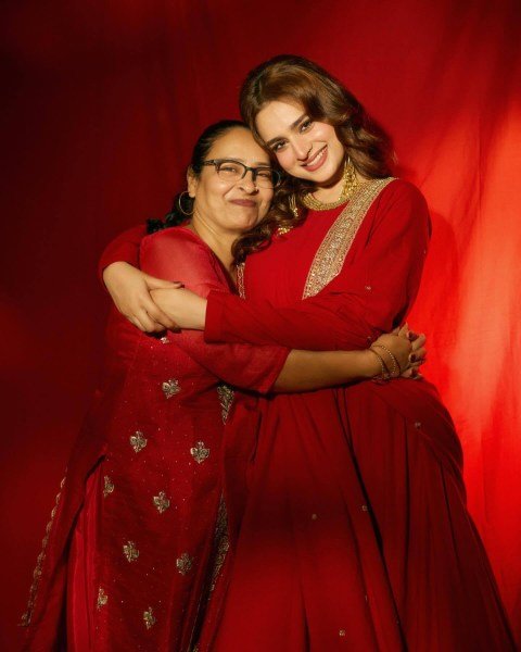 Effortless Red Faux Georgette Gown with 5mm Sequin and Zari Work at Manufacturer  Ready To Wear Collection