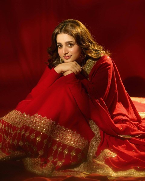 Effortless Red Faux Georgette Gown with 5mm Sequin and Zari Work at Manufacturer  Ready To Wear Collection