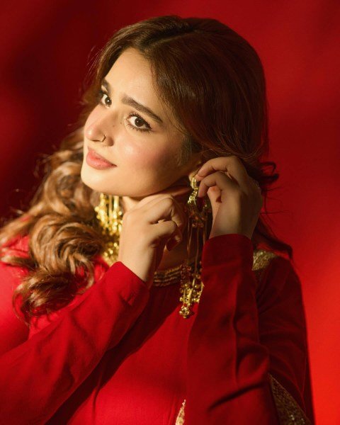 Effortless Red Faux Georgette Gown with 5mm Sequin and Zari Work at Manufacturer  Ready To Wear Collection
