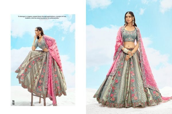 Elegant Fancy Silk with Cut Work Border Lehenga Choli Set For Festive Wear 2025 Collection from Manufacturer Bridal Lehenga Choli
