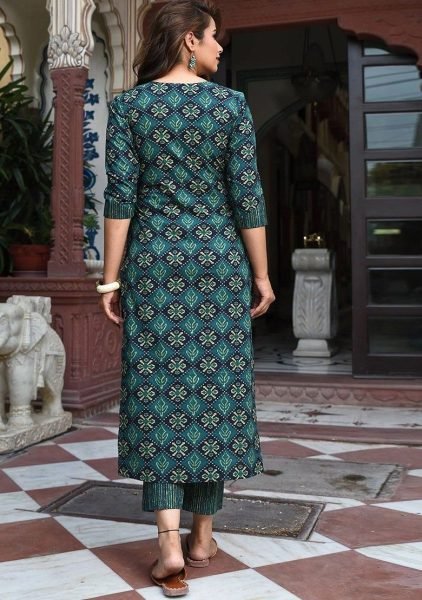 Elegant Floral Print Straight Kurta with Trousers   Dupatta at Manufacturer Rate  Straight Cut Long Kurtis