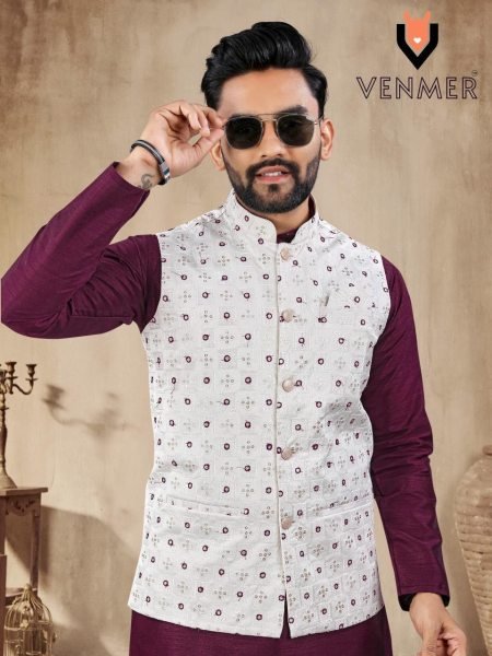 Elegant Malai Satin Silk Kurta Pajama with Embroidered Koti Bulk Orders Available for Resellers  Kurta Pajama Wholesale