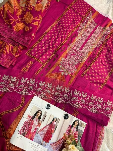 Elegant Mchbool Tex Cotton Printed Salwar Kameez with Chiffon Work Dupatta Pakistani Suits Wholesale
