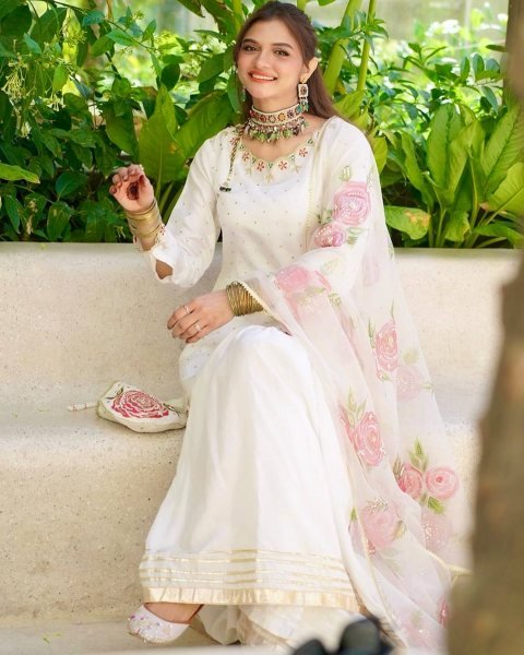 Elegant Palazzo Set with Fancy Dupatta Perfect for Weddings & Celebrations Ready To Wear Collection