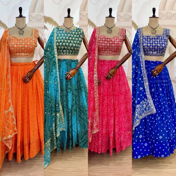 Elegant Pink Designer Printed Faux Georgette Navratri Lehenga with 4 Meter Flair Navratri Lehnega Choli
