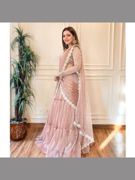 Elegant  Reday to wear Lehengha  saree Collection Ready To Wear Saree 