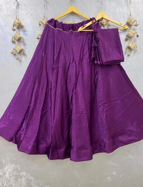 Elegant Semi Gaji Silk Lehenga with Canvas Flair Navratri Special in Vibrant Colors Navratri Lehnega Choli