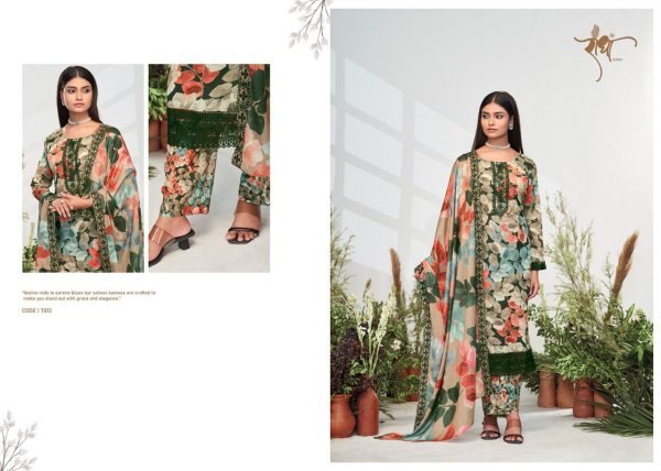 Elegent Pure Cotton Digital Print With Embroidery Designer Festive Wear Salwar Suit Set Wholesaler Pakistani Suits Wholesale