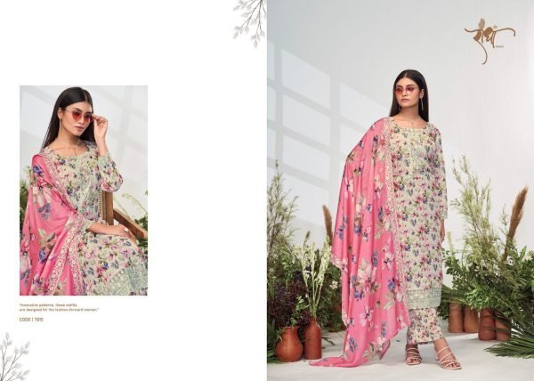 Elegent Pure Cotton Digital Print With Embroidery Designer Festive Wear Salwar Suit Set Wholesaler Pakistani Suits Wholesale