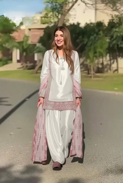 Elite Collection Coding Embroidery Sequence work Top With Natural Silk Plazzo And Dupatta Ready To Wear Collection