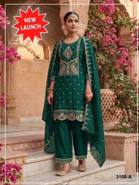 Enchanting Green Rangoli Crush Salwar Suit with Sequins Embroidery and Rangoli Dupatta Churidar Salwar Suits Wholesale