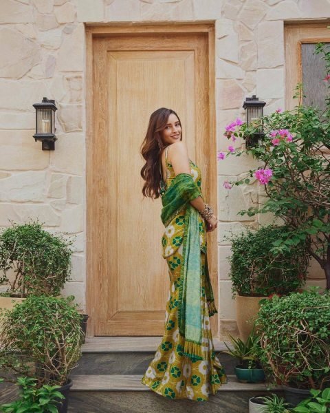 Enduring Yellow Festival Wear Pure Chinon Silk Kurti Palazzo Set with Designer Dupatta Ready To Wear Collection